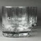 Logo Whiskey Glasses - Engraved - Set of 4