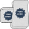 Logo Car Floor Mats Set - 2 Front & 2 Back