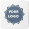 Logo Square Rubber Backed Coaster - Single