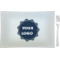 Logo Rectangular Glass Appetizer / Dessert Plate
