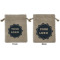 Logo Burlap Gift Bag - Medium -Double-Sided