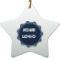 Logo Star Ceramic Ornament