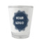 Logo Glass Shot Glass - 1.5 oz - Set of 4