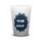 Logo Ceramic Shot Glass - 1.5 oz - White - Single