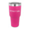 Logo 30 oz Stainless Steel Tumbler - Pink - Single-Sided