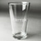 Logo Pint Glass - Laser Engraved