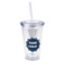 Logo 16 oz Double Wall Acrylic Tumbler with Lid & Straw - Full Print
