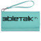 Logo Ladies Leatherette Wallet - Laser Engraved - Teal