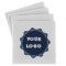 Logo Absorbent Stone Coasters - Set of 4
