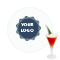Logo Printed Drink Topper - 2.5"