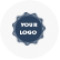 Logo Multipurpose Round Labels - Custom Sized