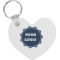 Logo Heart Plastic Keychain
