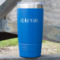 Logo 20 oz Stainless Steel Tumbler - Royal Blue - Single-Sided