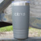 Logo 20 oz Stainless Steel Tumbler - Grey - Single-Sided