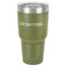 Logo 30 oz Stainless Steel Tumbler - Olive - Single-Sided
