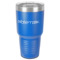 Logo 30 oz Stainless Steel Tumbler - Royal Blue - Single-Sided