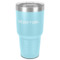 Logo 30 oz Stainless Steel Tumbler - Teal - Single-Sided