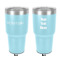 Logo 30 oz Stainless Steel Tumbler - Teal - Double-Sided