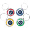 Design Your Own Wine Charms - Set of 4