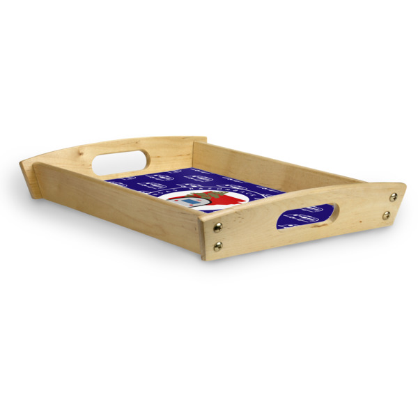 Custom Design - Serving Tray Wood Small - Corner