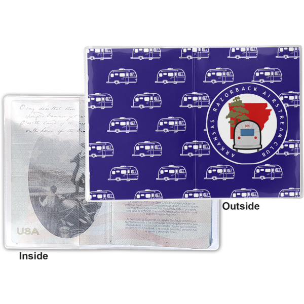 Custom Design - Vinyl Passport Holder - Flat Front and Back