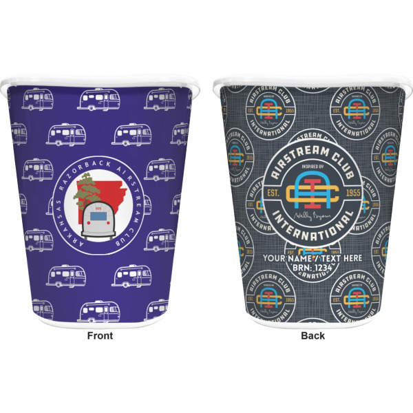 Custom Design - Waste Basket - White - Double Sided - Approval