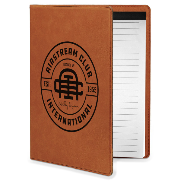 Custom Design Your Own Leatherette Portfolio with Notepad - Small - Double-Sided