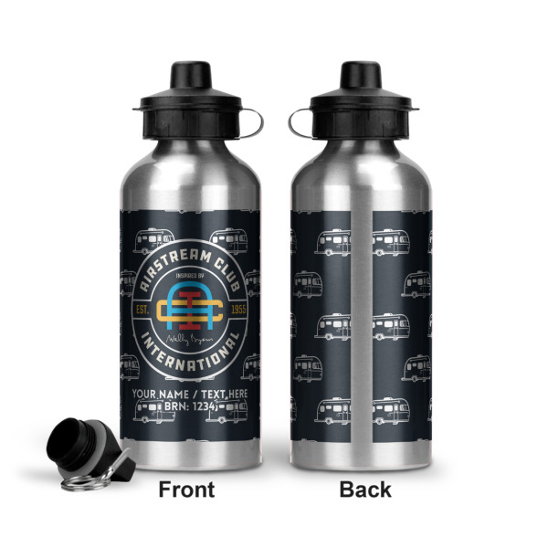 Custom Design - Aluminum Water Bottle - Front and Back