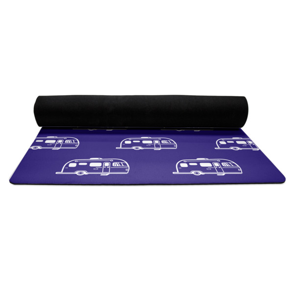 Custom Design - Yoga Mat Rolled up Black Rubber Backing