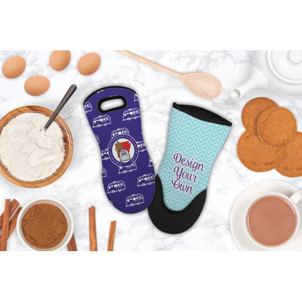 Custom Design - Neoprene Oven Mitt - Lifestyle Image