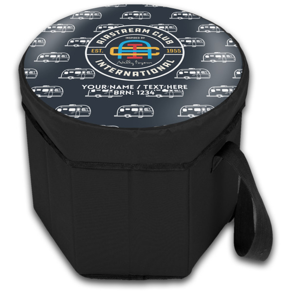 Custom Design - Collapsible Personalized Cooler & Seat (Closed)