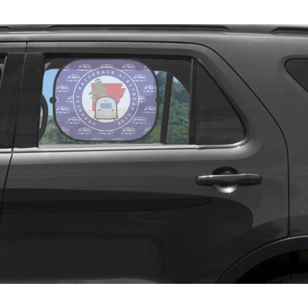 Custom Design - Car Sun Shade Black - In Car Window