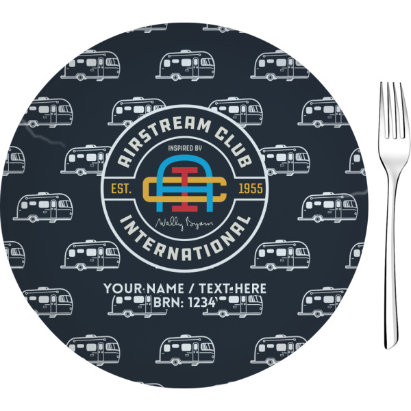 Custom Design Your Own 8" Glass Appetizer / Dessert Plate