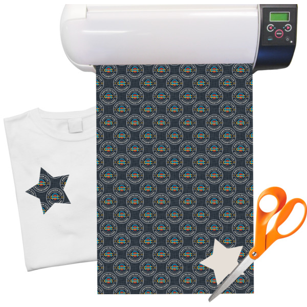 Custom Design Your Own Heat Transfer Vinyl Sheet - 12" x 18"