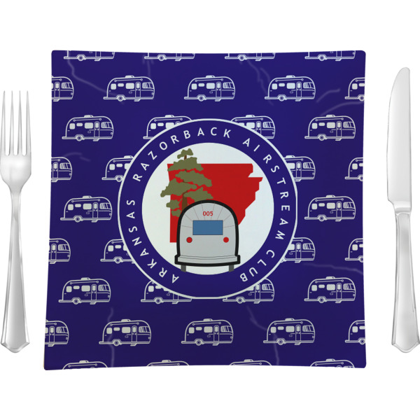 Custom Design Your Own 9.5" Glass Square Lunch / Dinner Plate