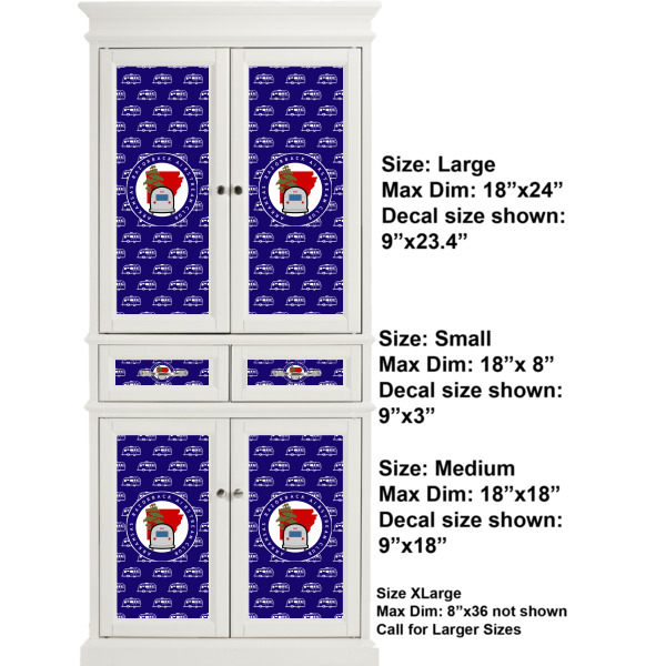 Custom Design - Full Cabinet (Show Sizes)