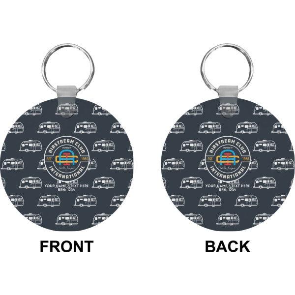 Custom Design - Circle Keychain (Front + Back)