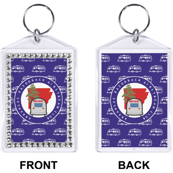 Custom Design - Bling Keychain (Front + Back)