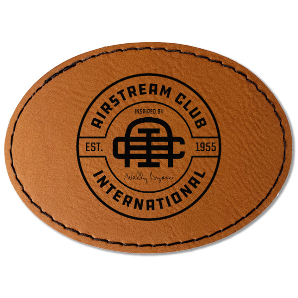 Custom Design - Leatherette Patches - Oval