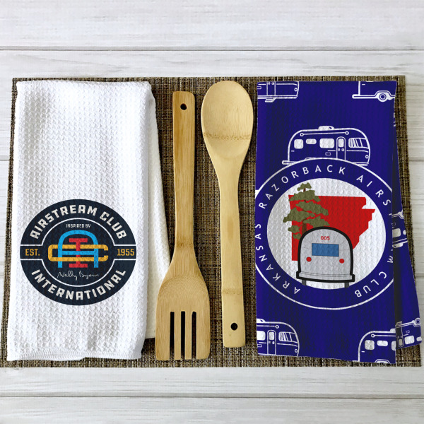 Custom Design - Waffle Weave Towels - 2 Print Styles