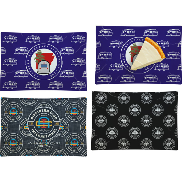 Custom Design - Set of Rectangular Appetizer / Dessert Plates