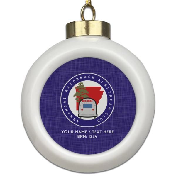 Custom Design Your Own Ceramic Ball Ornament