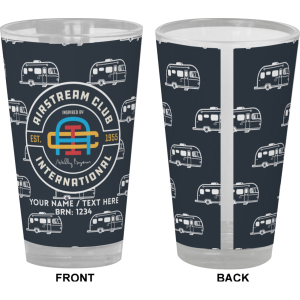 Custom Design - Pint Glass - Full Color - Front & Back Views