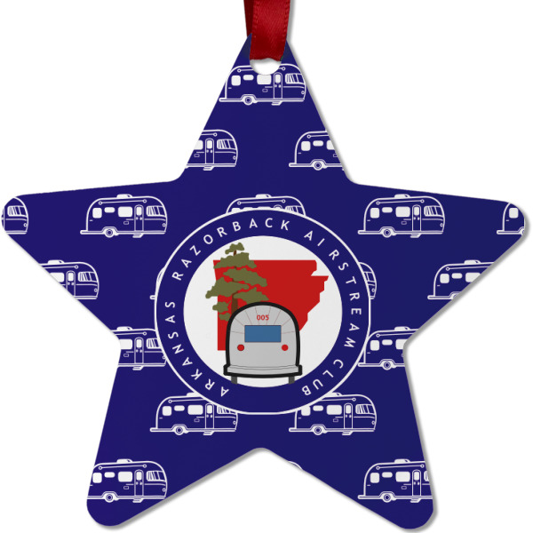 Custom Design - Metal Star Ornament - Front
