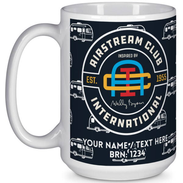 Custom Design Your Own 15 oz Coffee Mug - White