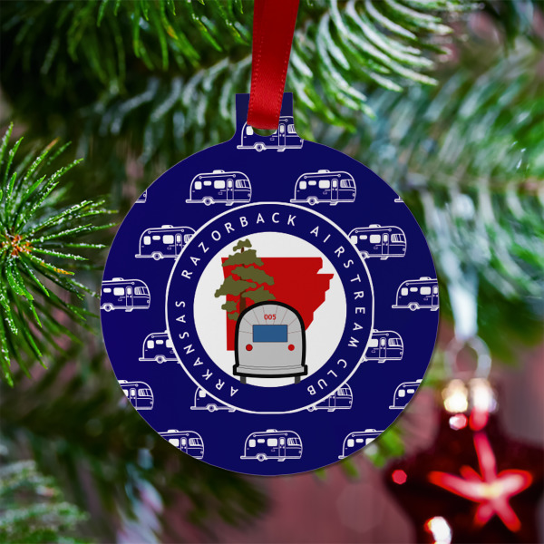 Custom Design - Metal Ball Ornament - Lifestyle
