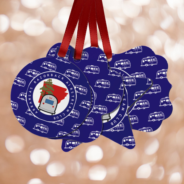 Custom Design Your Own Metal Ornaments - Double-Sided