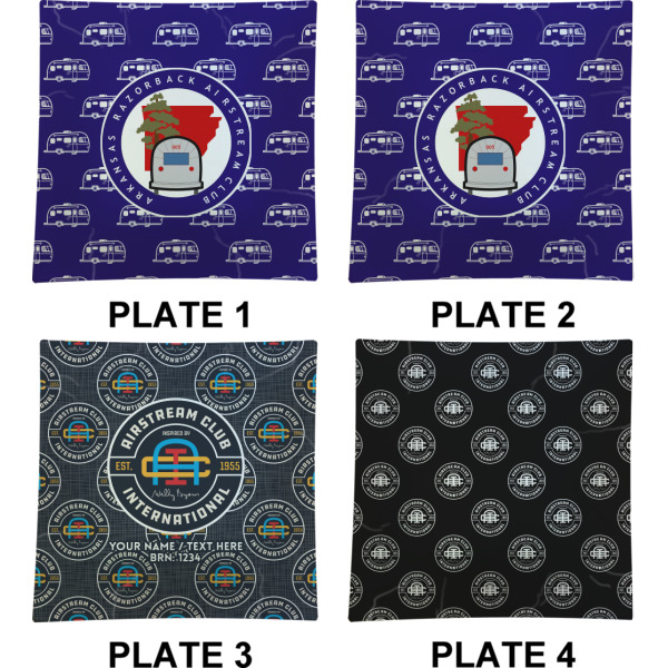 Custom Design - Set of Square Dinner Plates (Approval)