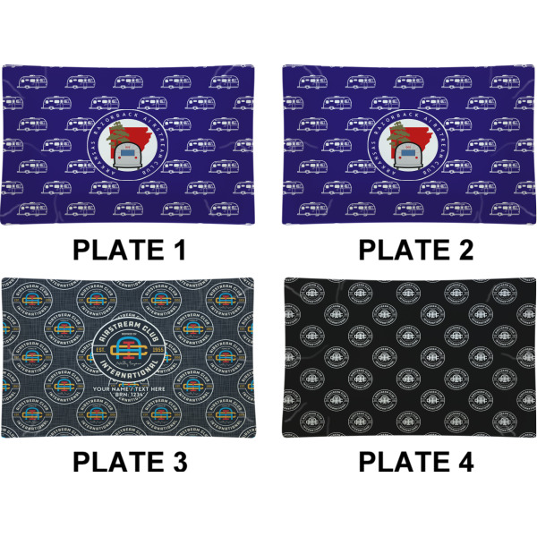 Custom Design - Set of Rectangular Dinner Plates (Approval)