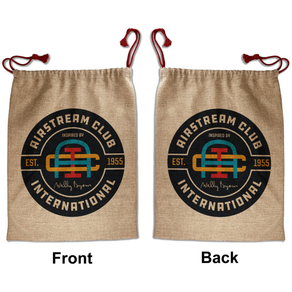 Custom Design - Santa Bag - Front and Back
